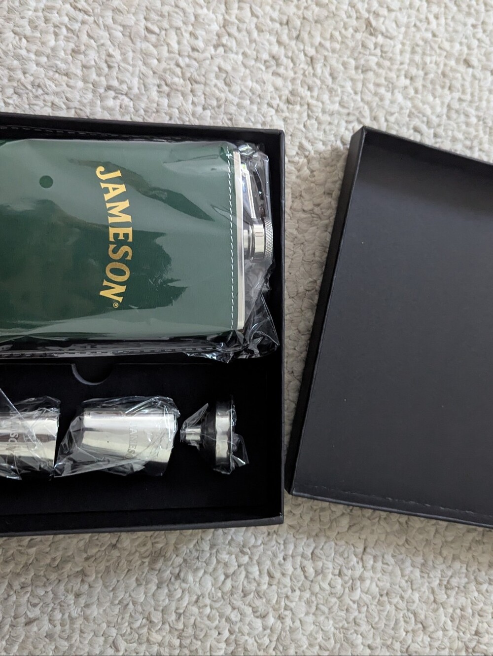 Jameson Green Flask Set - Picture 4 of 6